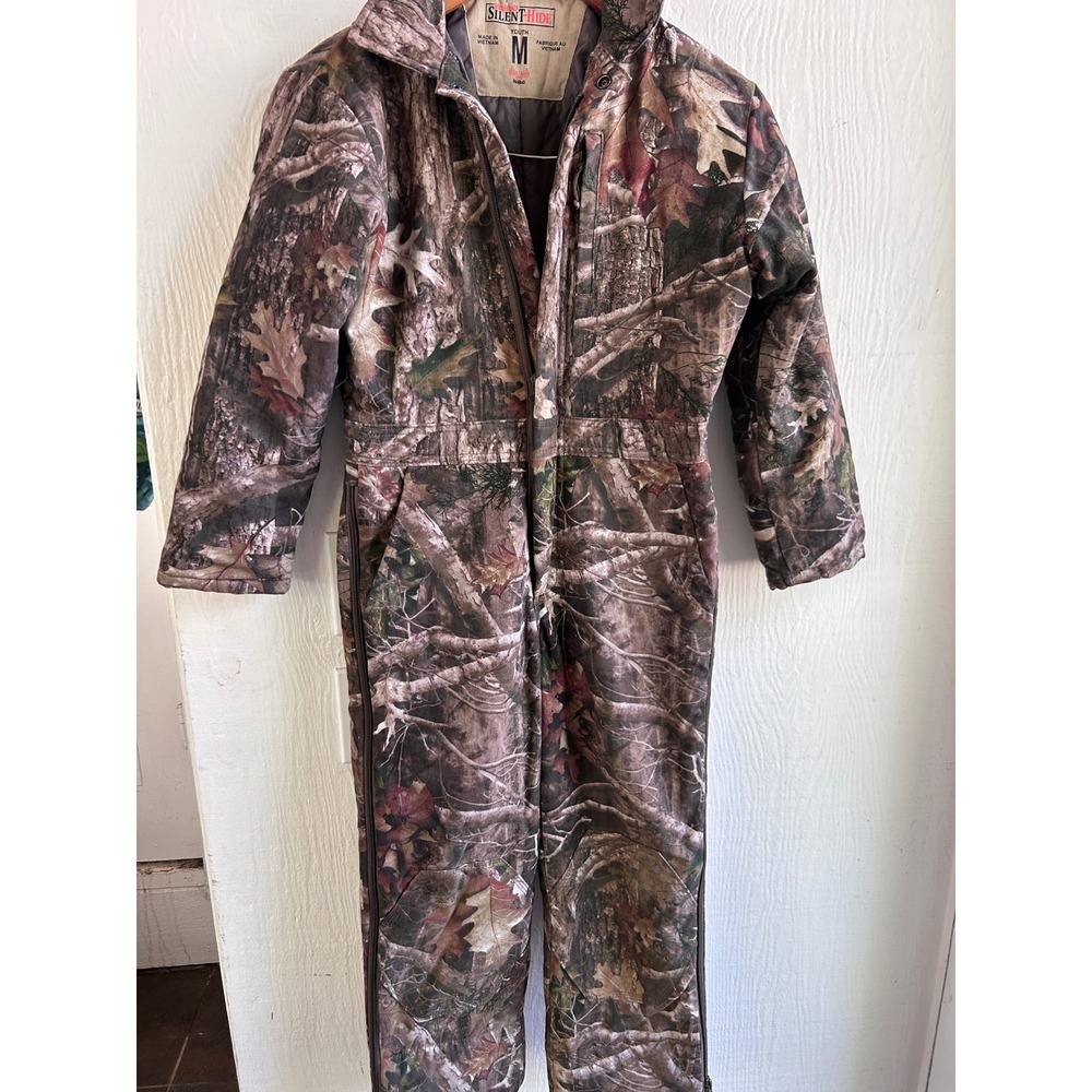 RedHead Silent Hide Youth Size M 8-10 Camo Insulated Hunting Coverall THERMOLite